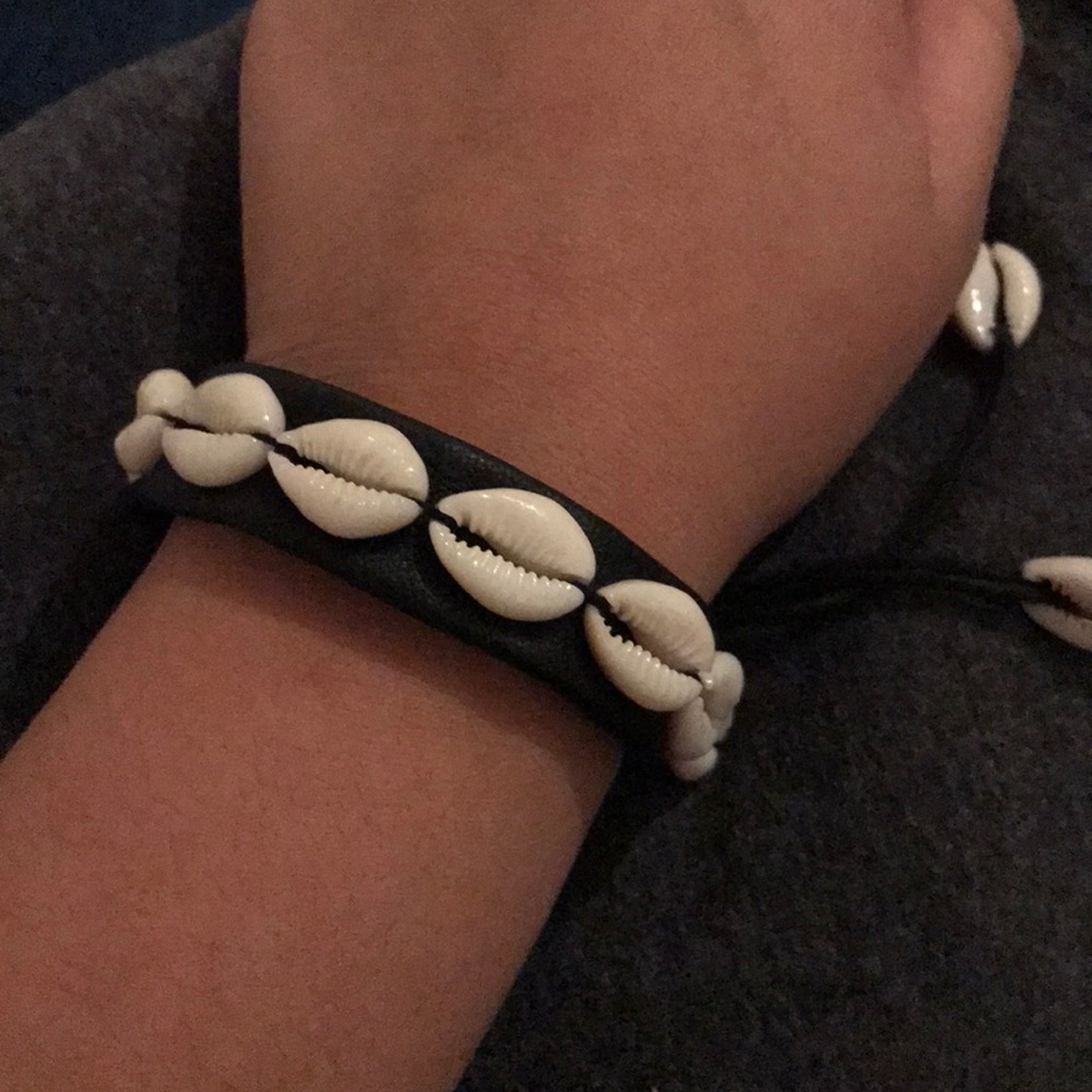 A shell bracelet